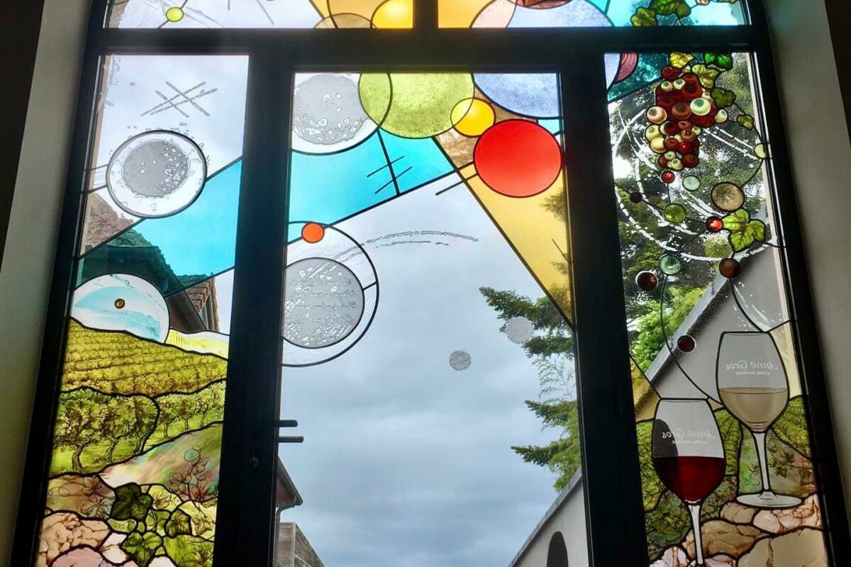 Vignoble français - création France vitrail